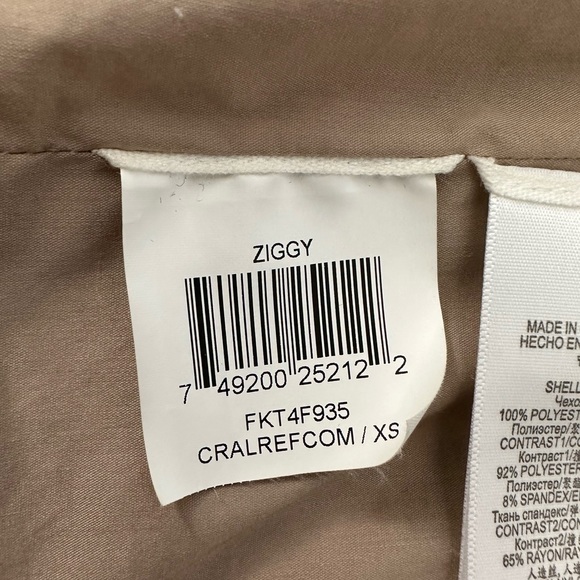 BCBGMAXAZRIA Womens Aztec Tribal Print Zip Ziggy Woven Moto Jacket Size XS NWOT - Picture 10 of 14